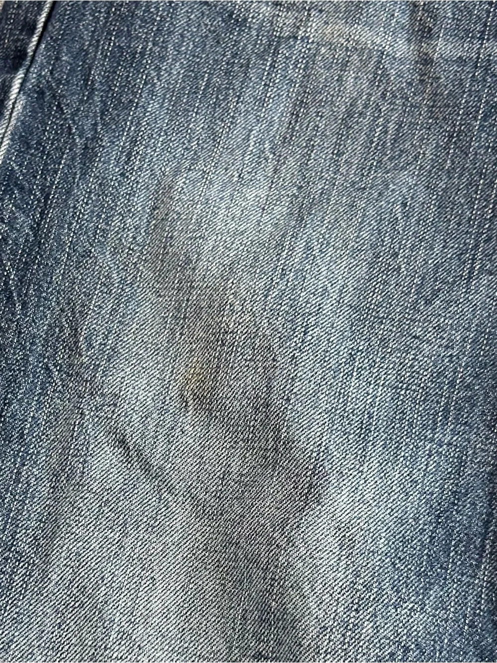 American Eagle Outfitters Men's Faded Blue Relaxed Straight Jeans